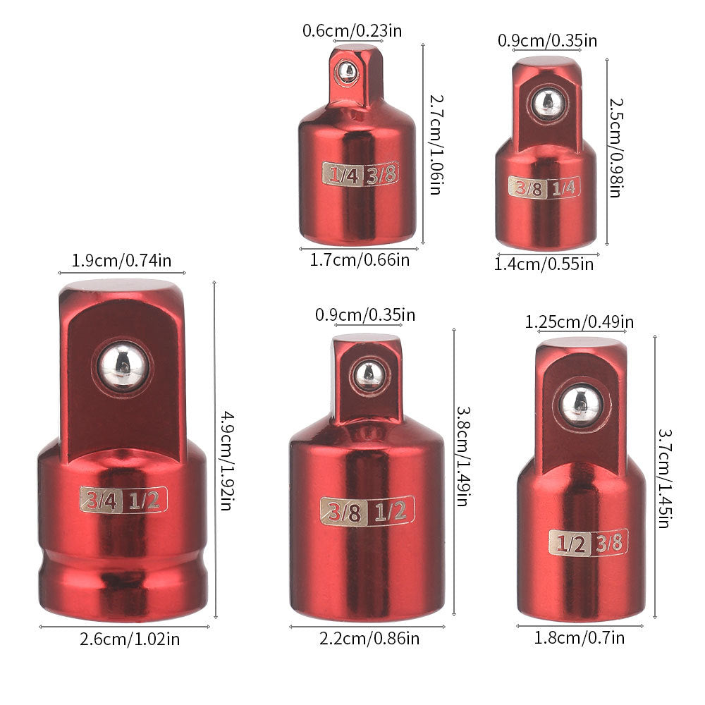 N Socket Adapter Large Medium Small Variable Diameter Connector Wind Cannon Adapter Interconversion Accessories Tool Ratchet Wrench Conversion