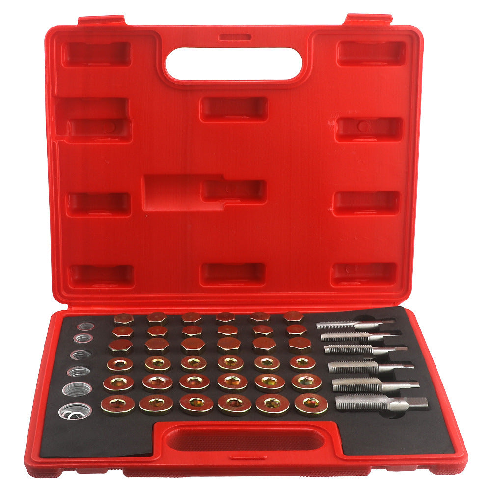 Car Oil Pan Drain Plug Thread Repair Tool Seal Anti-Slip Thread Pad Engine Oil Pan Screw