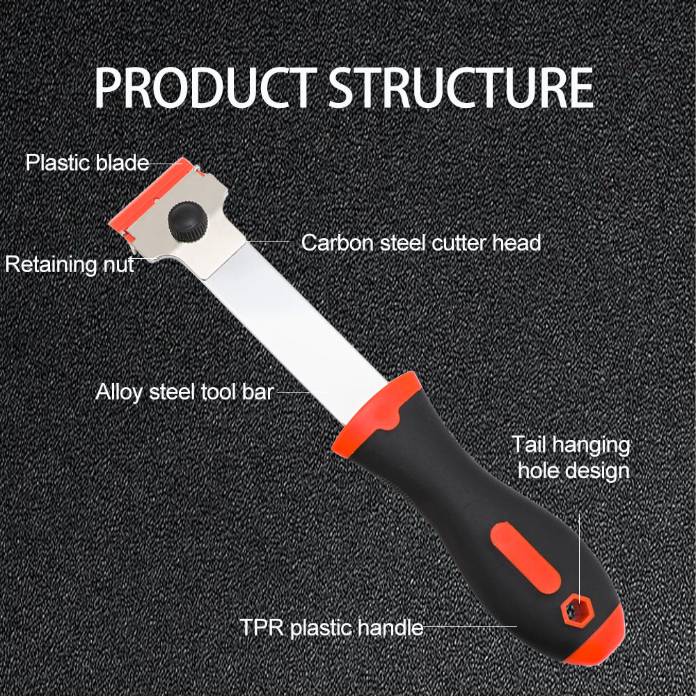 Cleaning Scraper Multi-Functional Dual-Head Small Scraper for Removing Scratches Extended Scraper Glue Remover Car Film Tool
