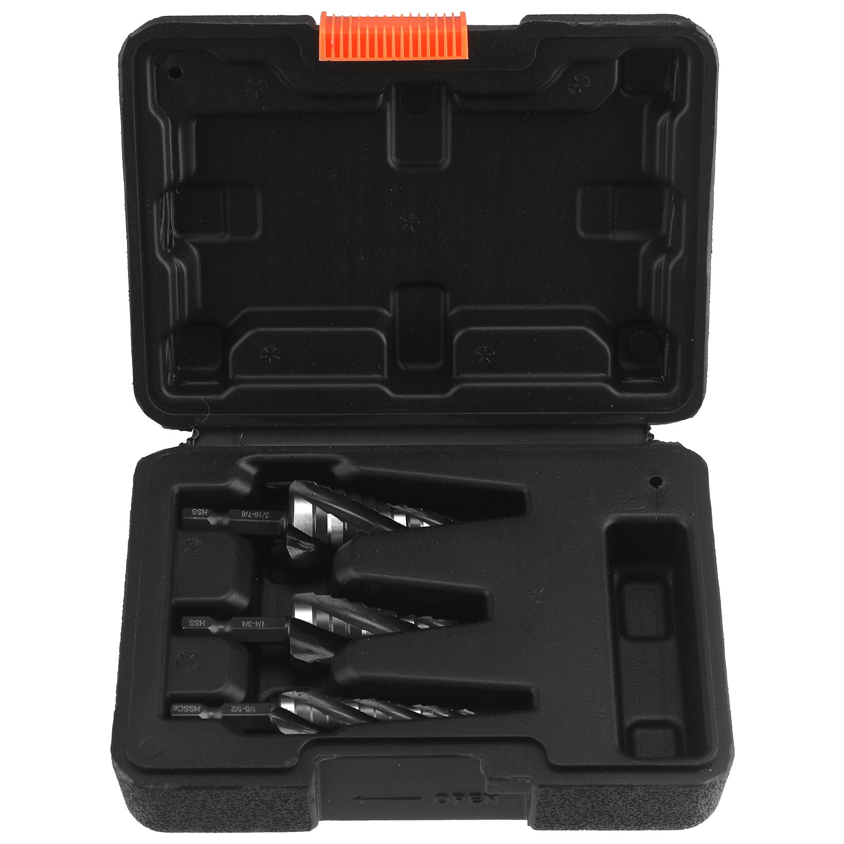 High-speed Bearing Steel HSS4341Stainless Steel Step Drill Bit Pagoda Drill Bit Four-slot Reamer Drill