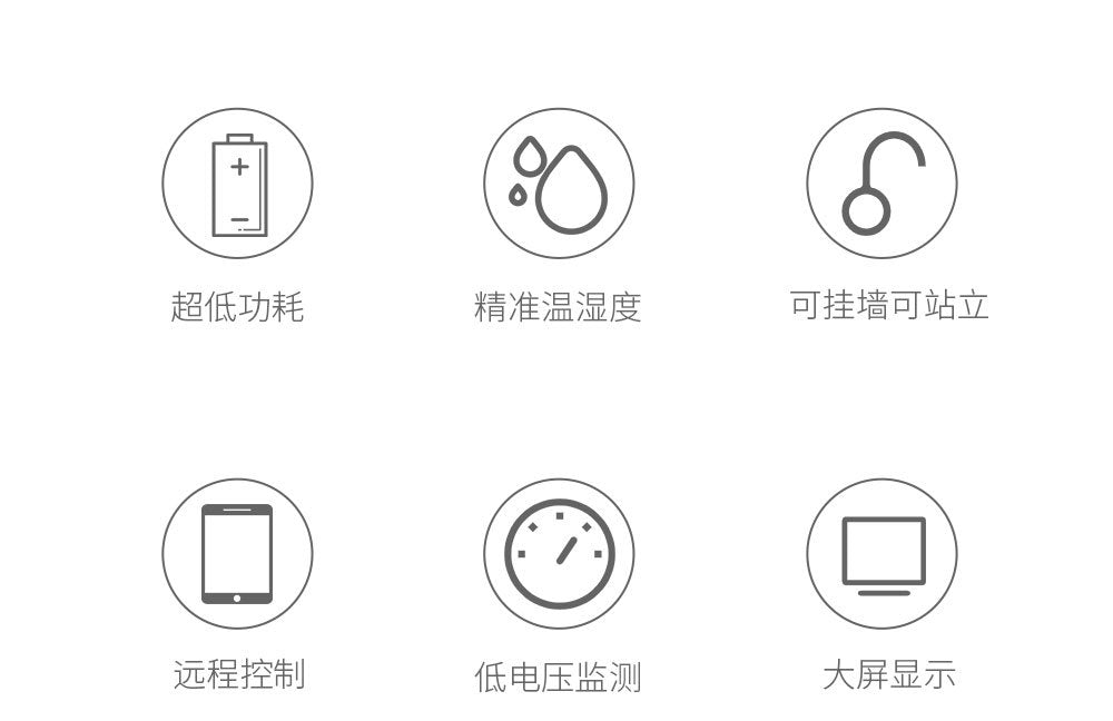 tuya Temperature and Humidity Sensor Wireless Tuya Smart Home wifi Temperature and Humidity Meter Detector
