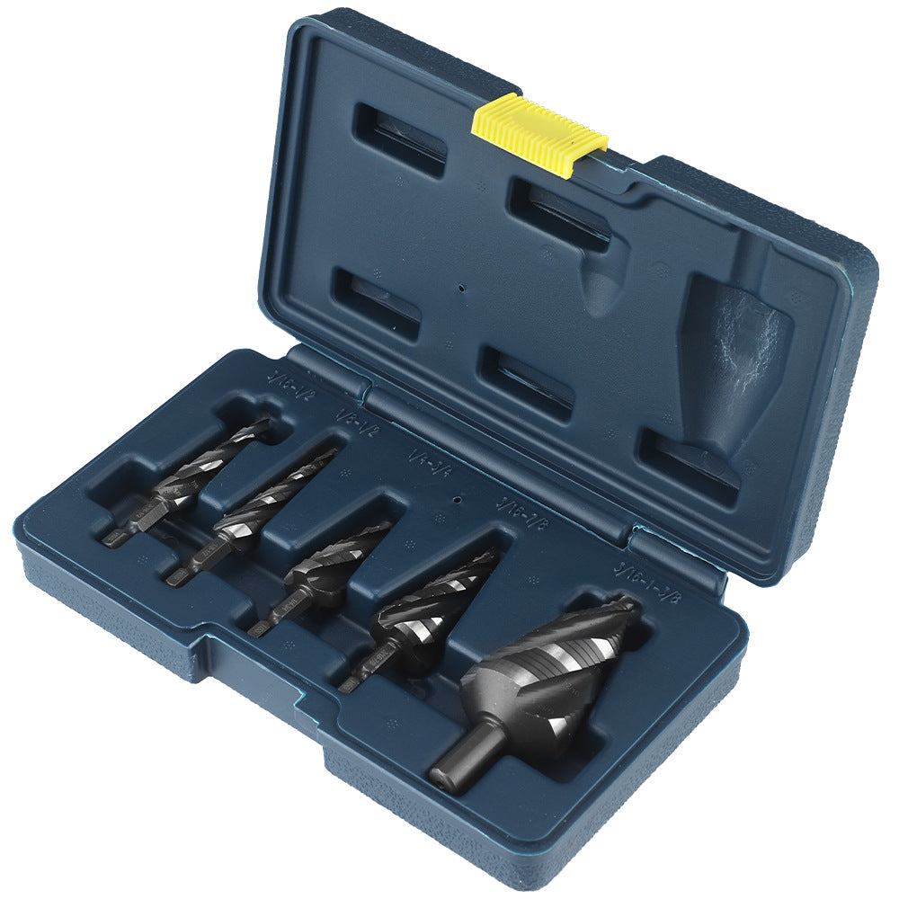 High-speed Bearing Steel HSS4341Stainless Steel Step Drill Bit Pagoda Drill Bit Four-slot Reamer Drill