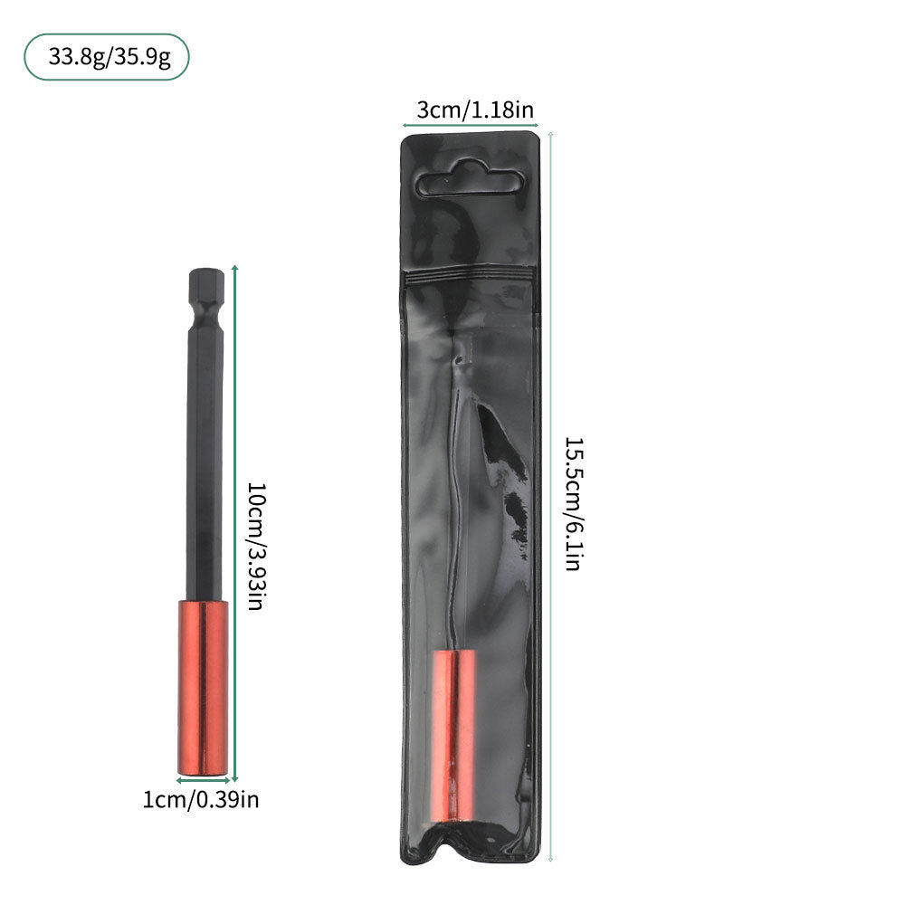 Hexagon Socket Bit Extension Rod Extended Bit Socket 1/4Magnetic Wind Drill Bit Extension Rod3Set
