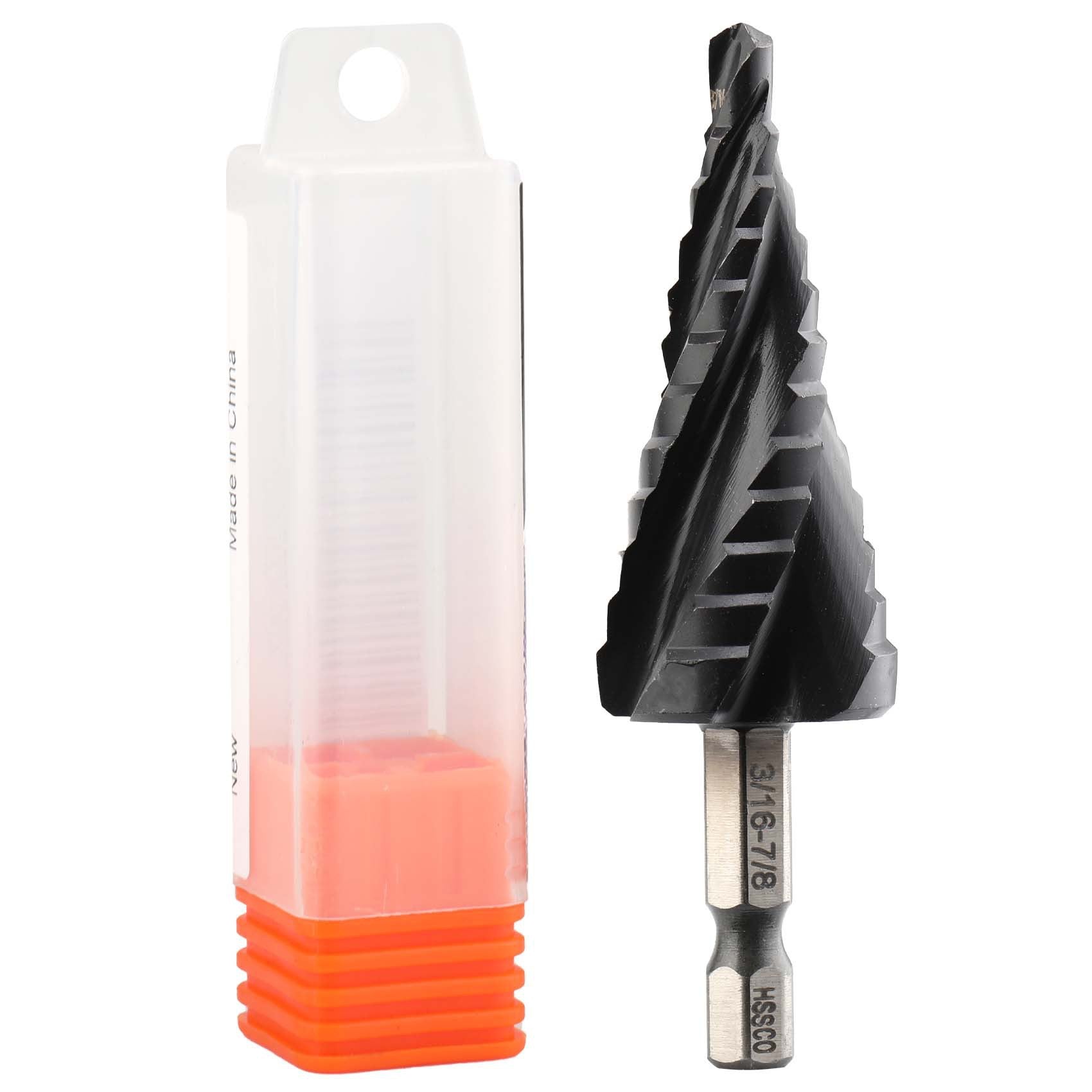 M35Stainless Steel Step Drill Bit Pagoda Drill Bit High-speed Steel Cobalt-Containing Reamer Drill Titanium Plating