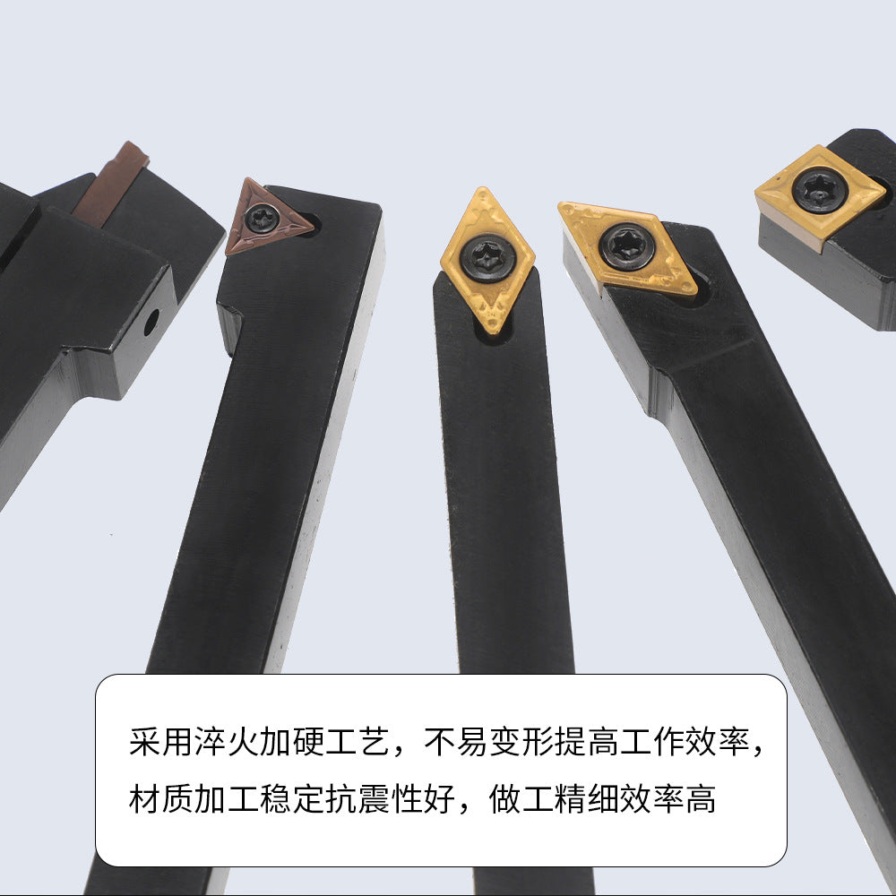 Popular7Set12mm Turning Tool Set Multifunctional Carbide Insert Shank Boring Tool Rod with Wrench