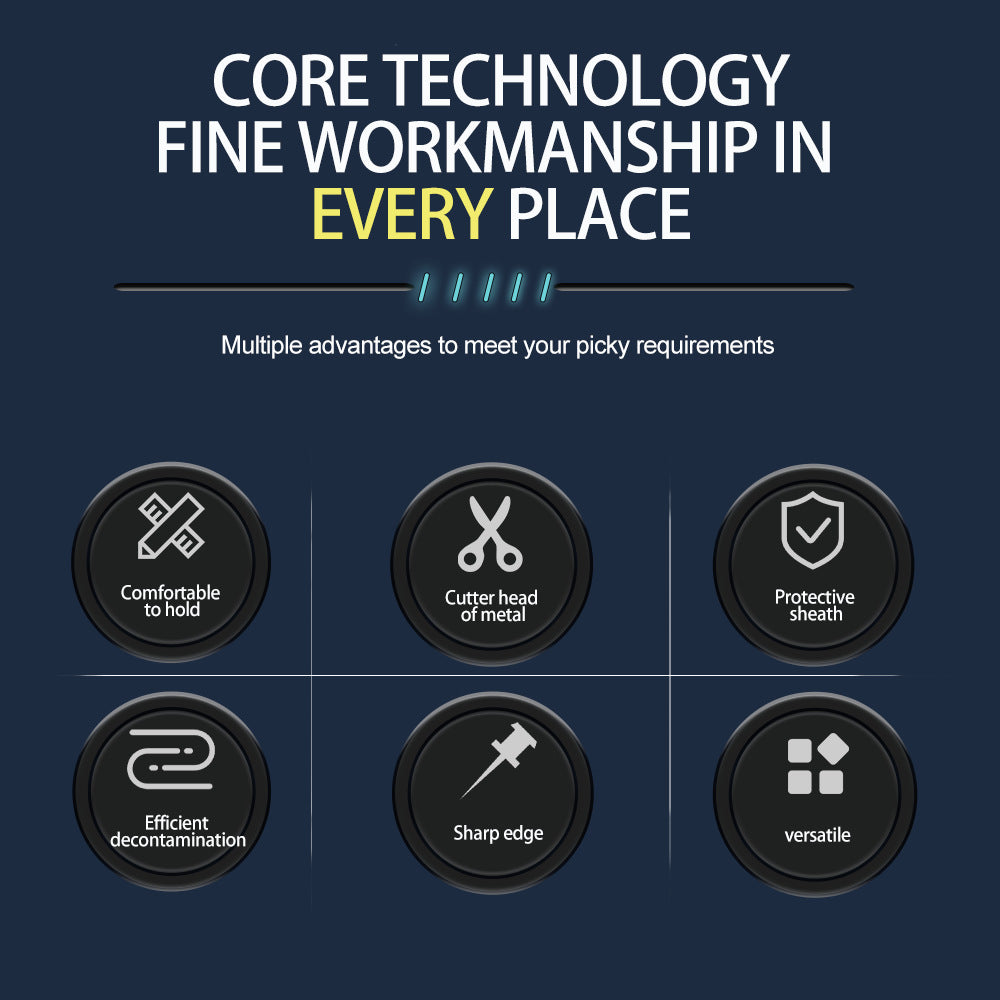 Cleaning Scraper Multi-Functional Dual-Head Small Scraper for Removing Scratches Extended Scraper Glue Remover Car Film Tool