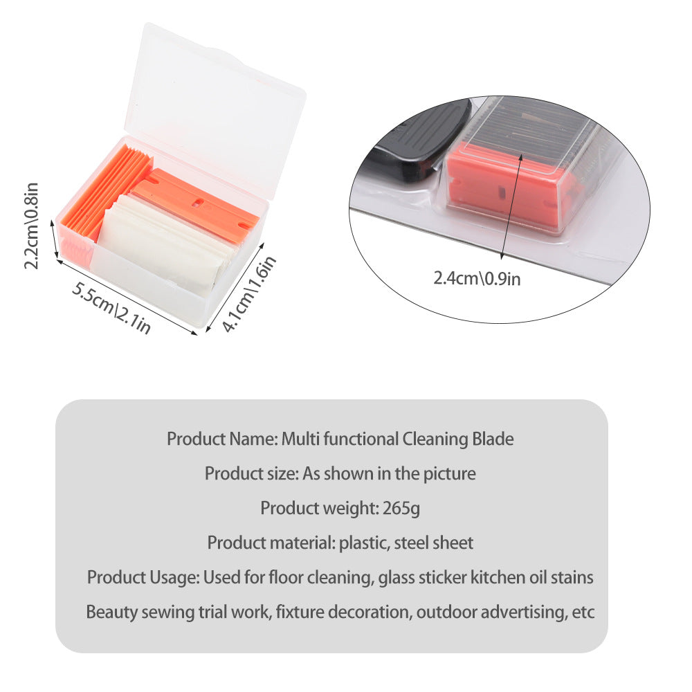 Cleaning Scraper Multi-Functional Dual-Head Small Scraper for Removing Scratches Extended Scraper Glue Remover Car Film Tool