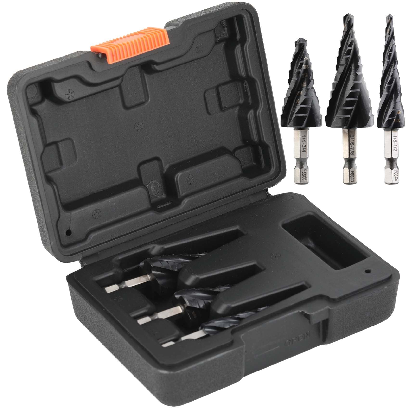 M35Stainless Steel Step Drill Bit Pagoda Drill Bit High-speed Steel Cobalt-Containing Reamer Drill Titanium Plating