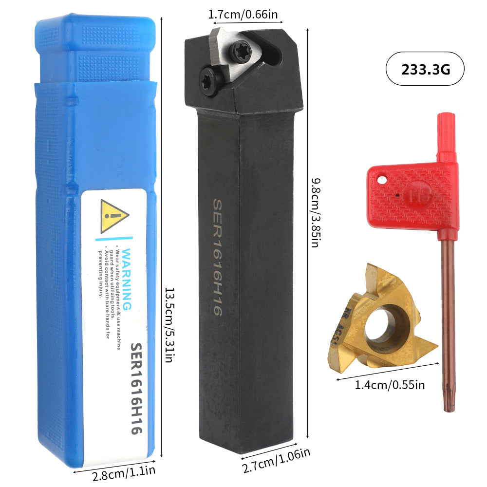 7Set of CNC Lathe Tool Holders MGEHR1616-3 SDJCR1616H07 SDNCN1616H11 16MM