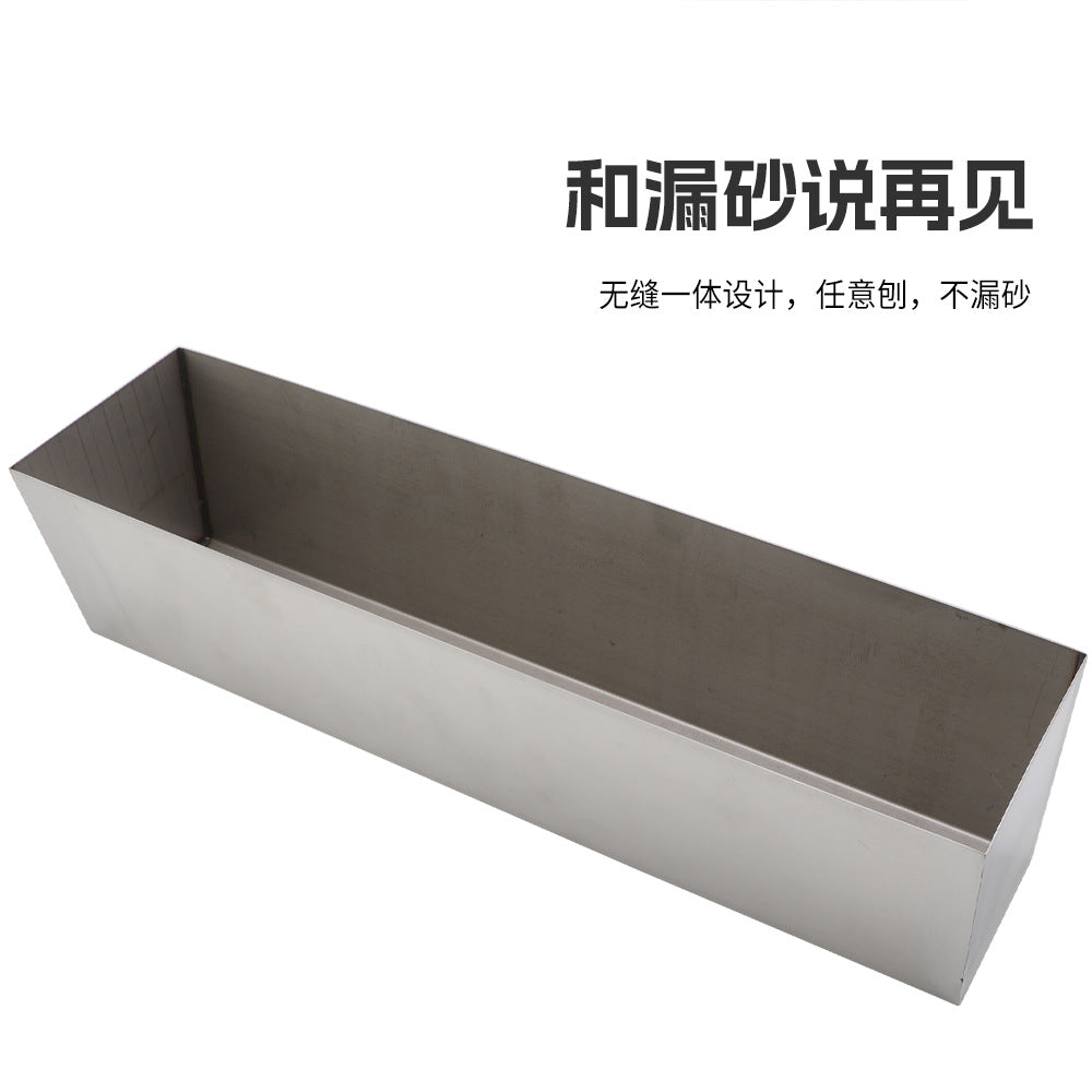 Stainless Steel Putty Knife Two-Tone Handle Spatula Wood Handle Putty Knife Mirror Spatula Plastic Handle Putty Knife Sand Table Set