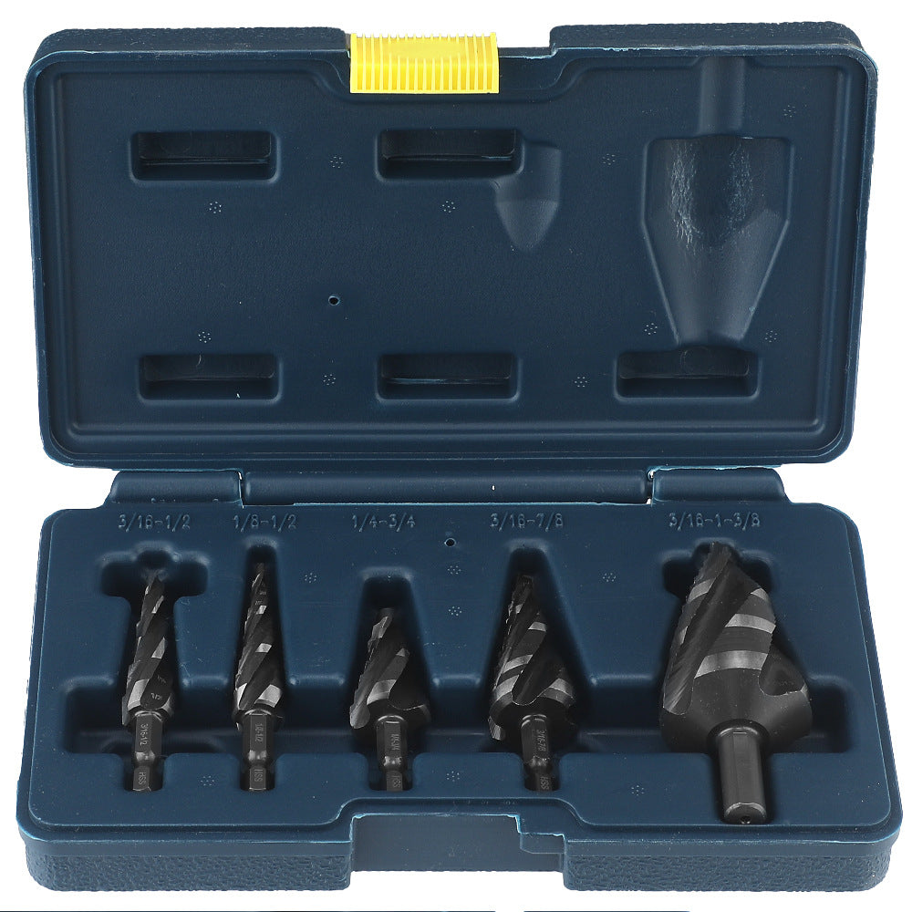High-speed Bearing Steel HSS4341Stainless Steel Step Drill Bit Pagoda Drill Bit Four-slot Reamer Drill