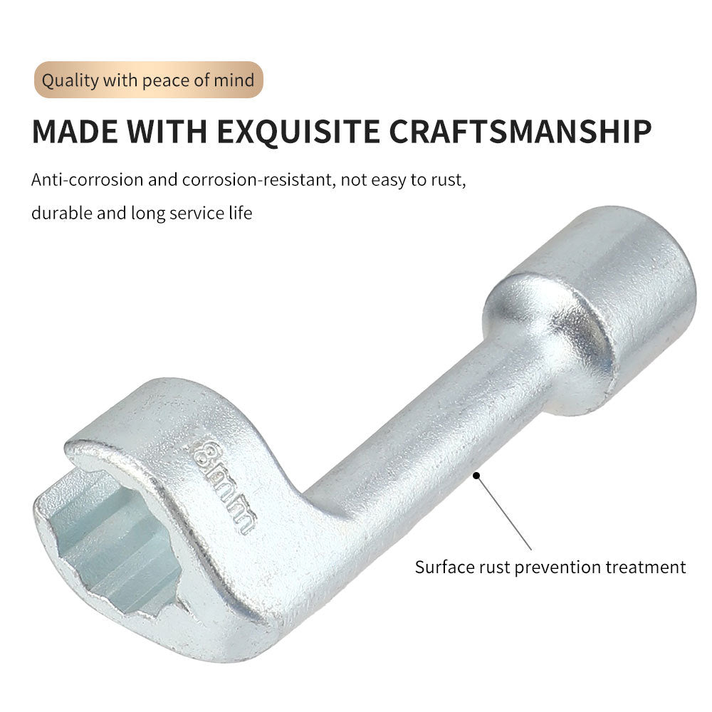 BMW Mercedes-Benz Volkswagen Diesel Fuel Injector Pipe Socket Wrench L Hexagonal Open-Ended Oxygen Sensor Wrench