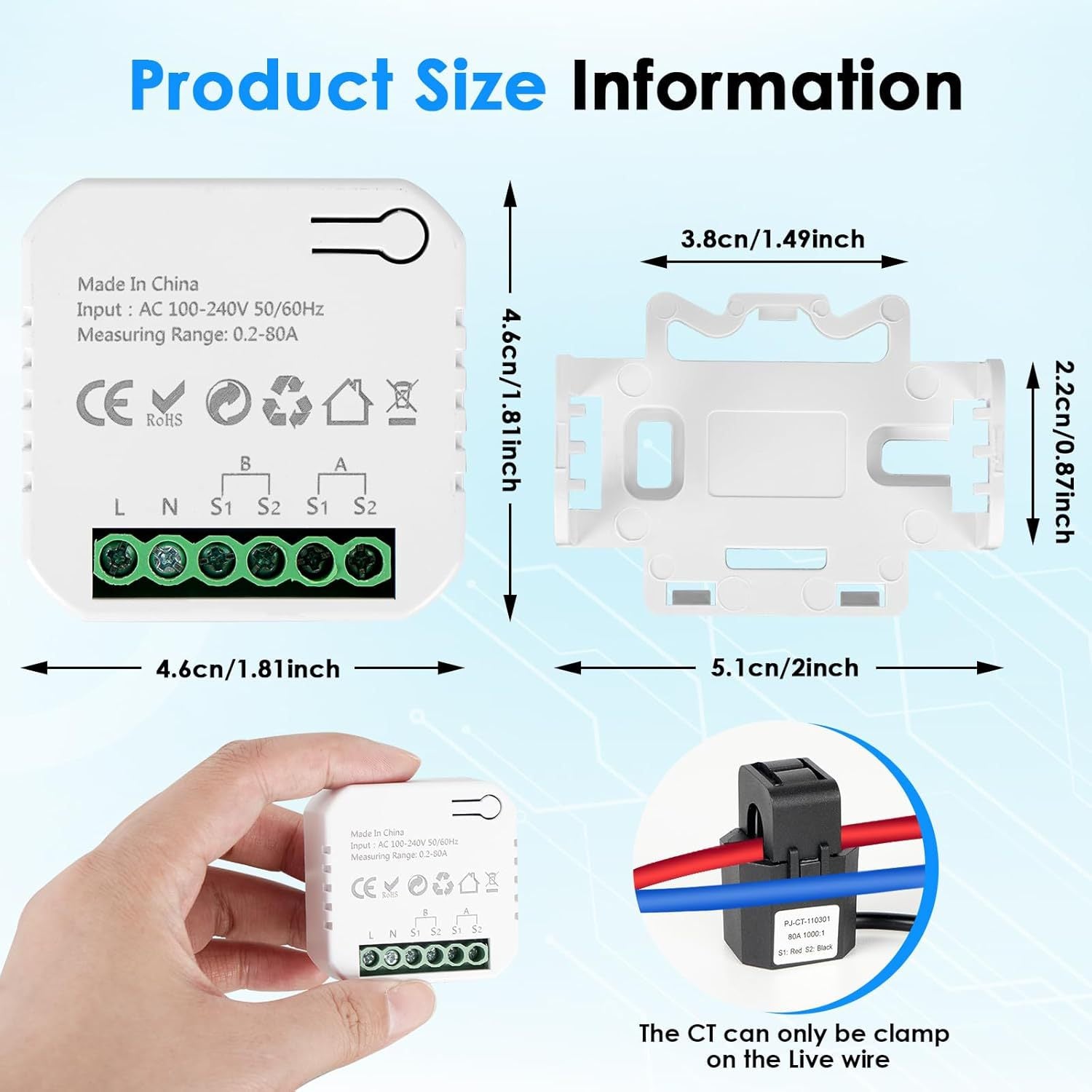 【Smart Life New Favorite】WiFi Smart Meter | Electricity Metering | APP Remote Monitoring | Festival