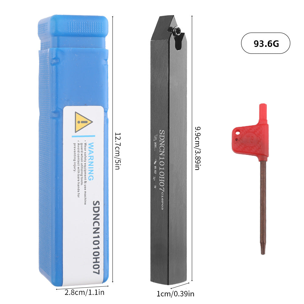 7Set10mm CNC Lathe Tool Holder Set 7Knife Handle+7Blade+7One Wrench