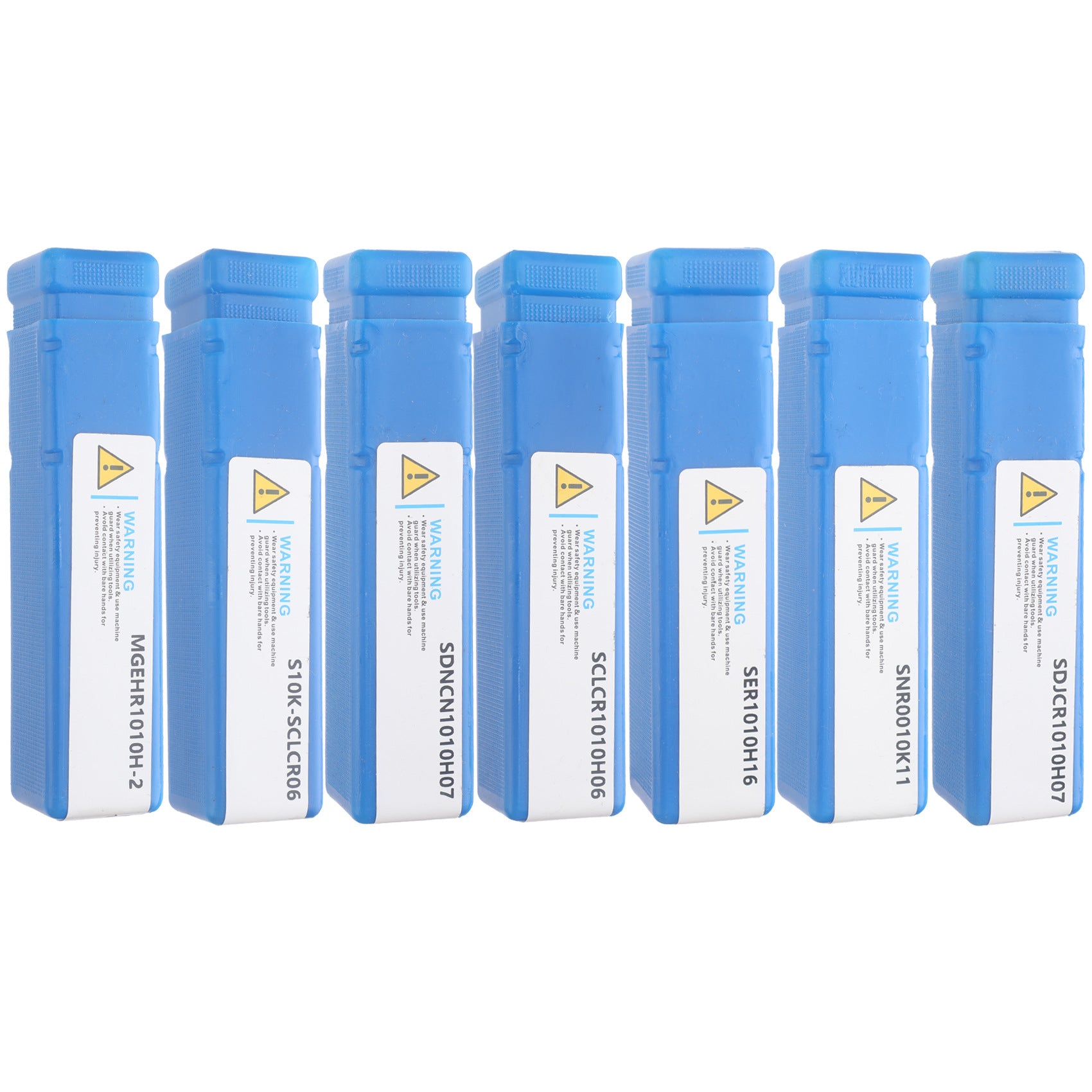 7Set10mm CNC Lathe Tool Holder Set 7Knife Handle+7Blade+7One Wrench