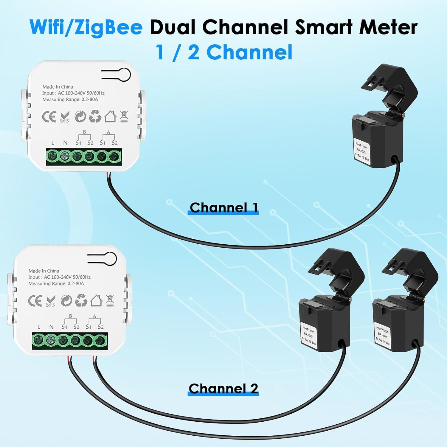 【Smart Life New Favorite】WiFi Smart Meter | Electricity Metering | APP Remote Monitoring | Festival