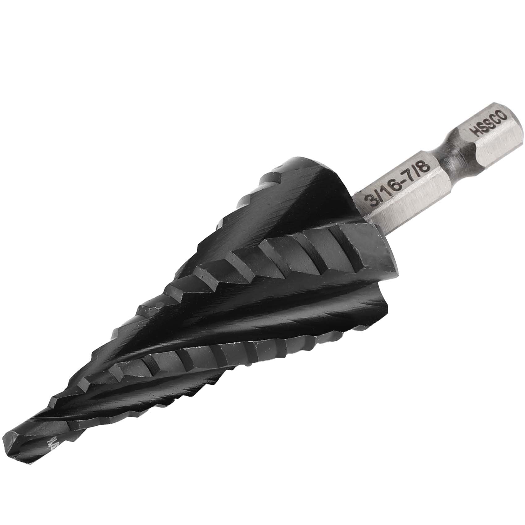 M35Stainless Steel Step Drill Bit Pagoda Drill Bit High-speed Steel Cobalt-Containing Reamer Drill Titanium Plating