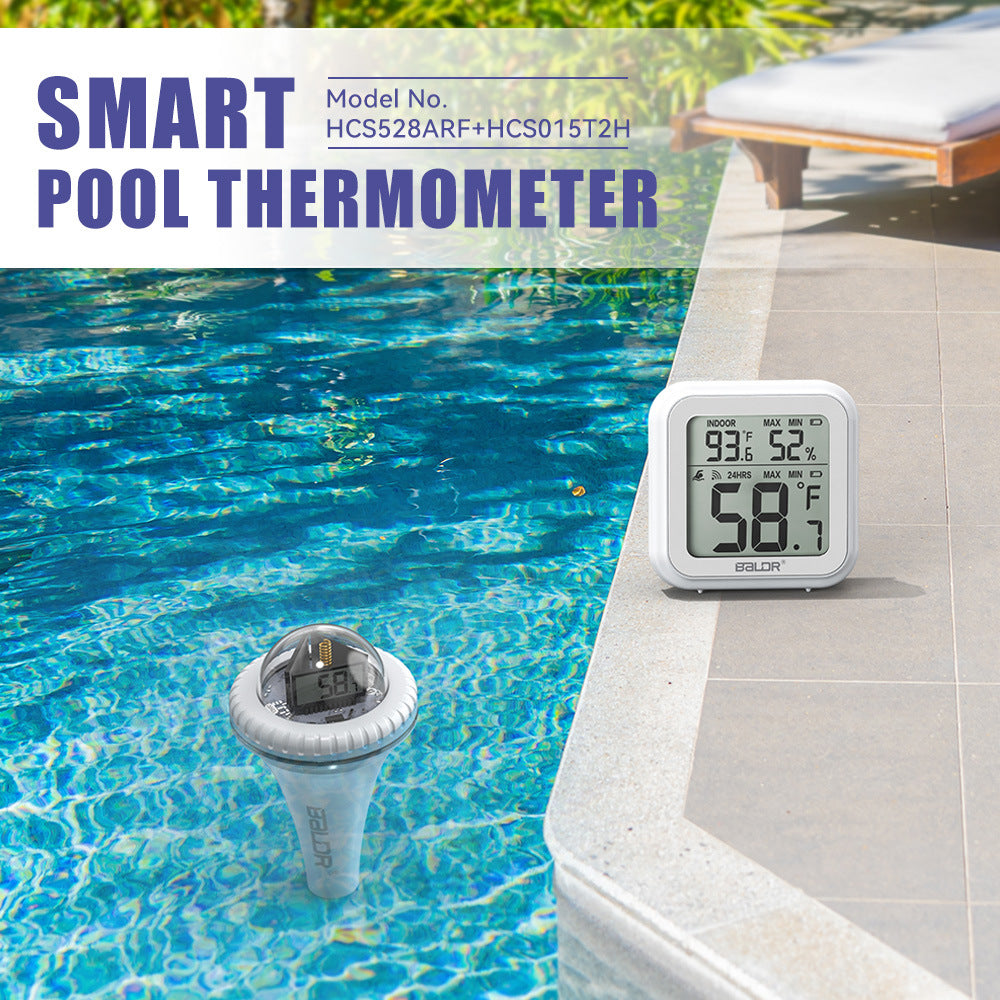 Wireless Swimming Pool Thermometer Floating Easy-to-Read Swimming Pool Thermometer Hot Tub Swimming Pool Testing Kit