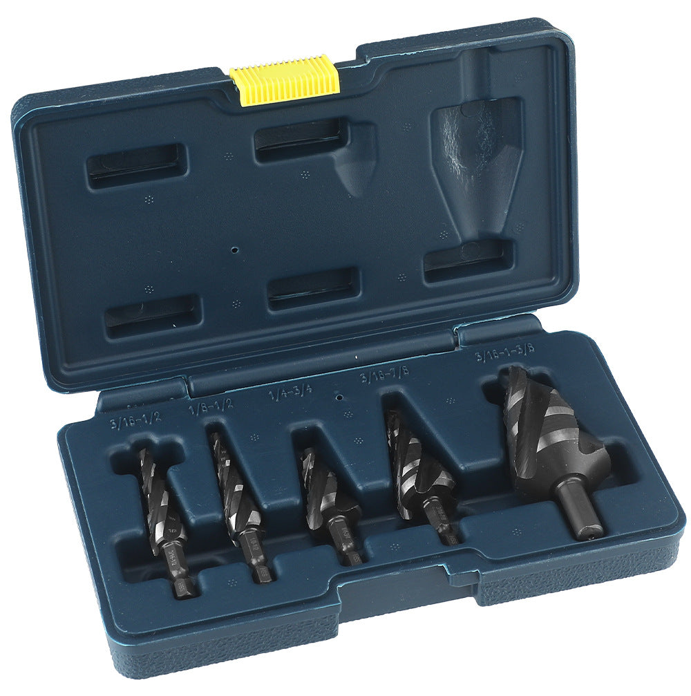 High-speed Bearing Steel HSS4341Stainless Steel Step Drill Bit Pagoda Drill Bit Four-slot Reamer Drill