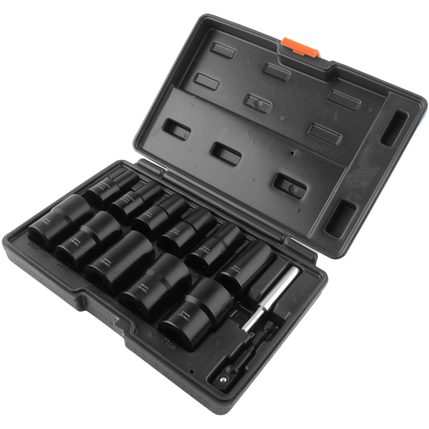 13Damaged Rusty Nut Tire Screw Extractor Removal Tool Large Extended Socket Set Anti-Thread