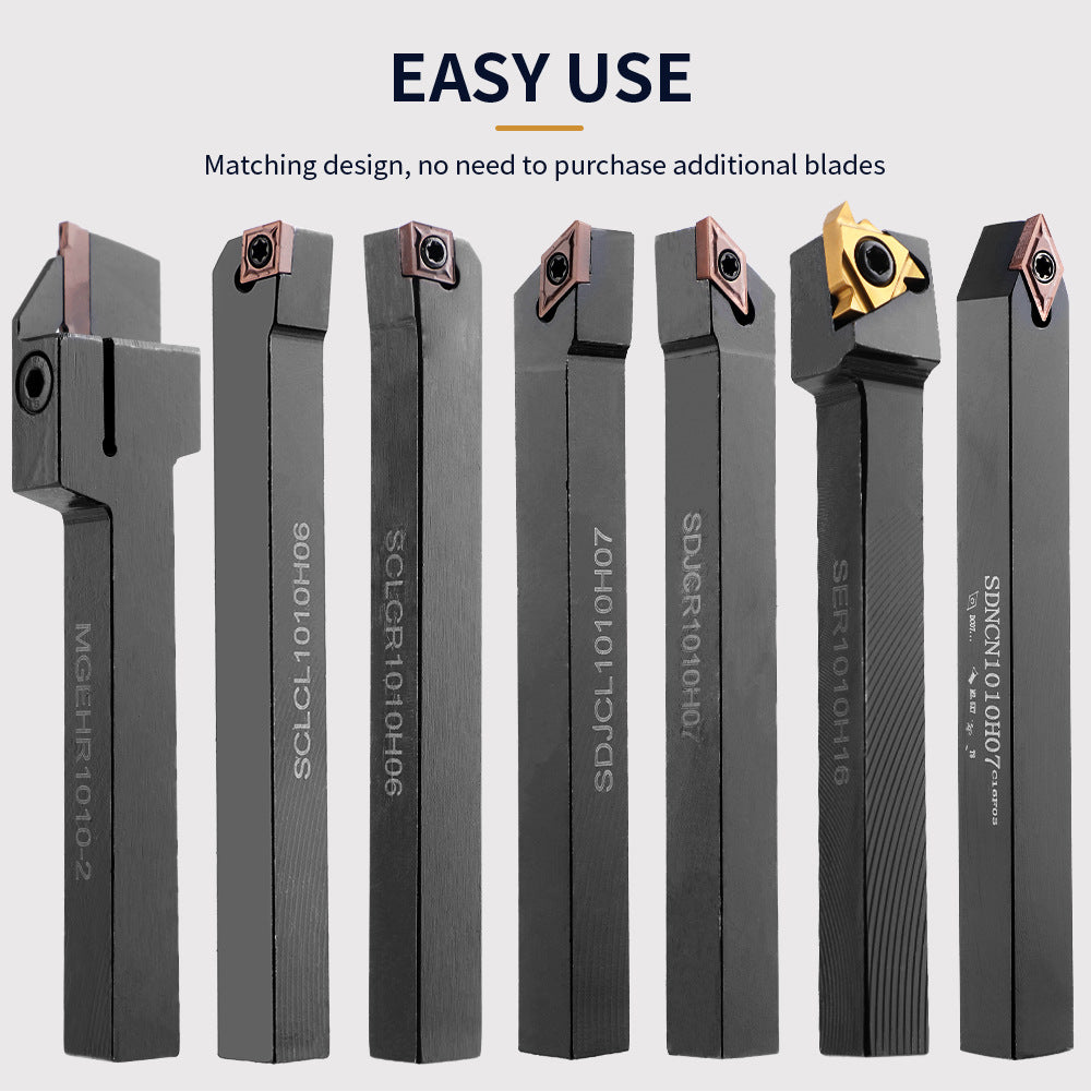 Spot Goods7Knife Set with Knife Holder10mm Knife Holder7Only MGEHR1010-2 SER1010H11+7Blade