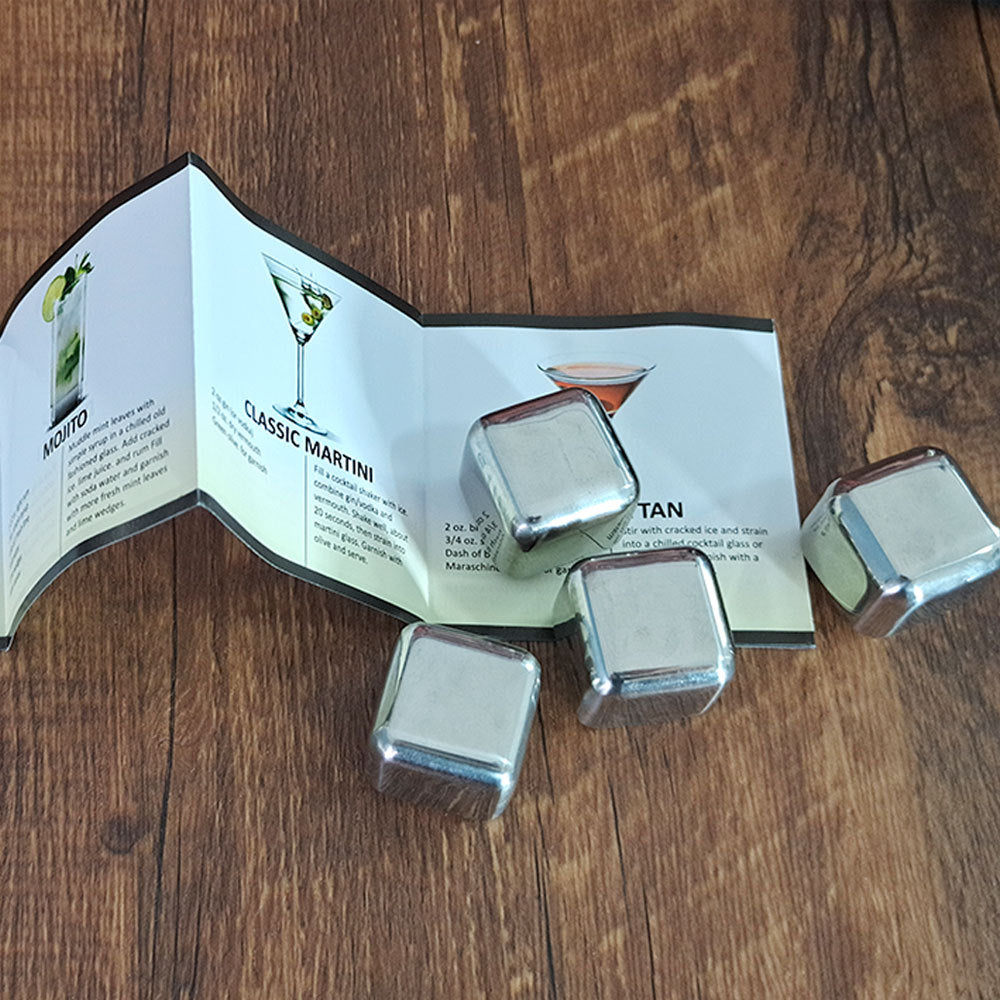 Cross-Border In-Stock New Detachable Bamboo Rack Cocktail Shaker Bar Tools 20-Piece Set with Wine Stones