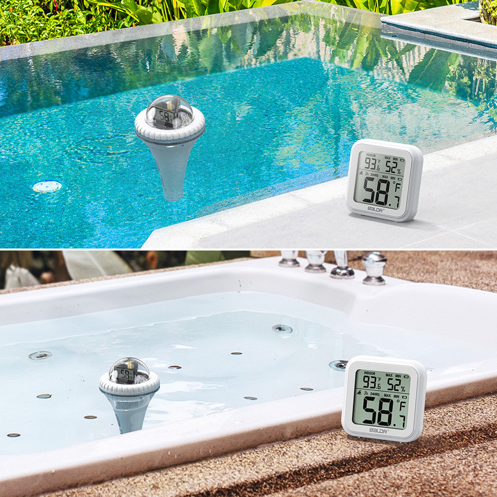 Wireless Swimming Pool Thermometer Floating Easy-to-Read Swimming Pool Thermometer Hot Tub Swimming Pool Testing Kit