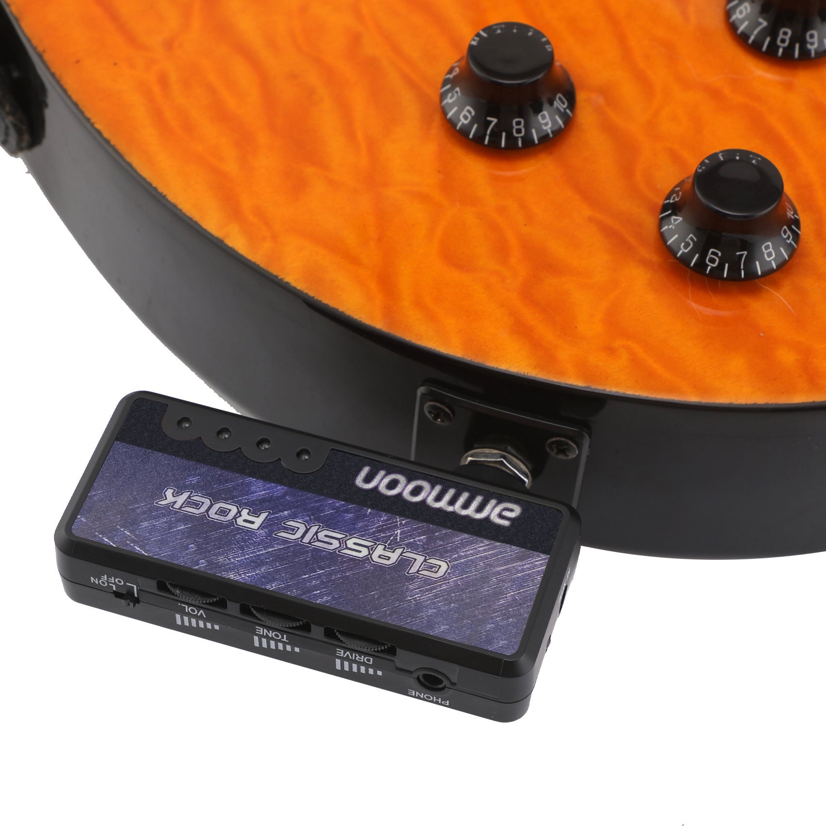 Electric Guitar Receiver Mini Headphones Heavy Metal Bass Headphone Amplifier USB Audio Cables and Adapters