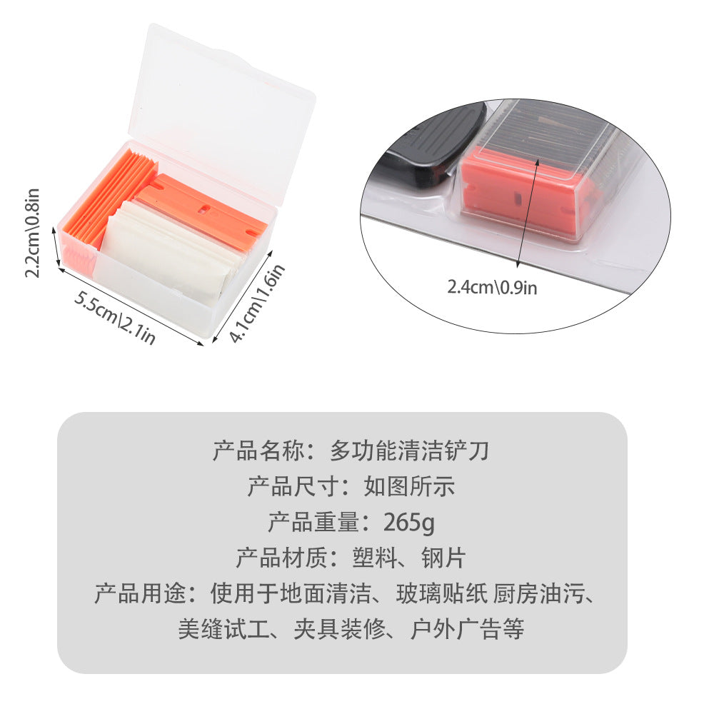 Cleaning Scraper Multi-Functional Dual-Head Small Scraper for Removing Scratches Extended Scraper Glue Remover Car Film Tool