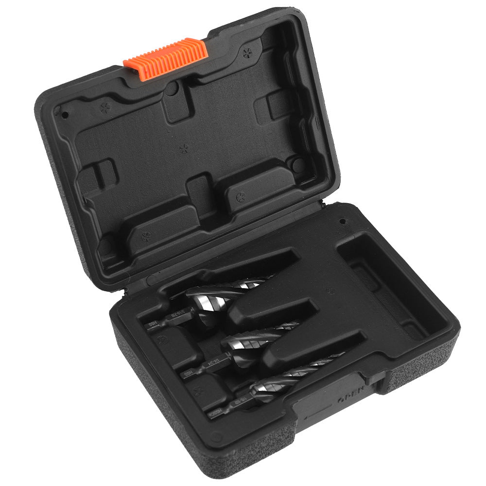 High-speed Bearing Steel HSS4341Stainless Steel Step Drill Bit Pagoda Drill Bit Four-slot Reamer Drill