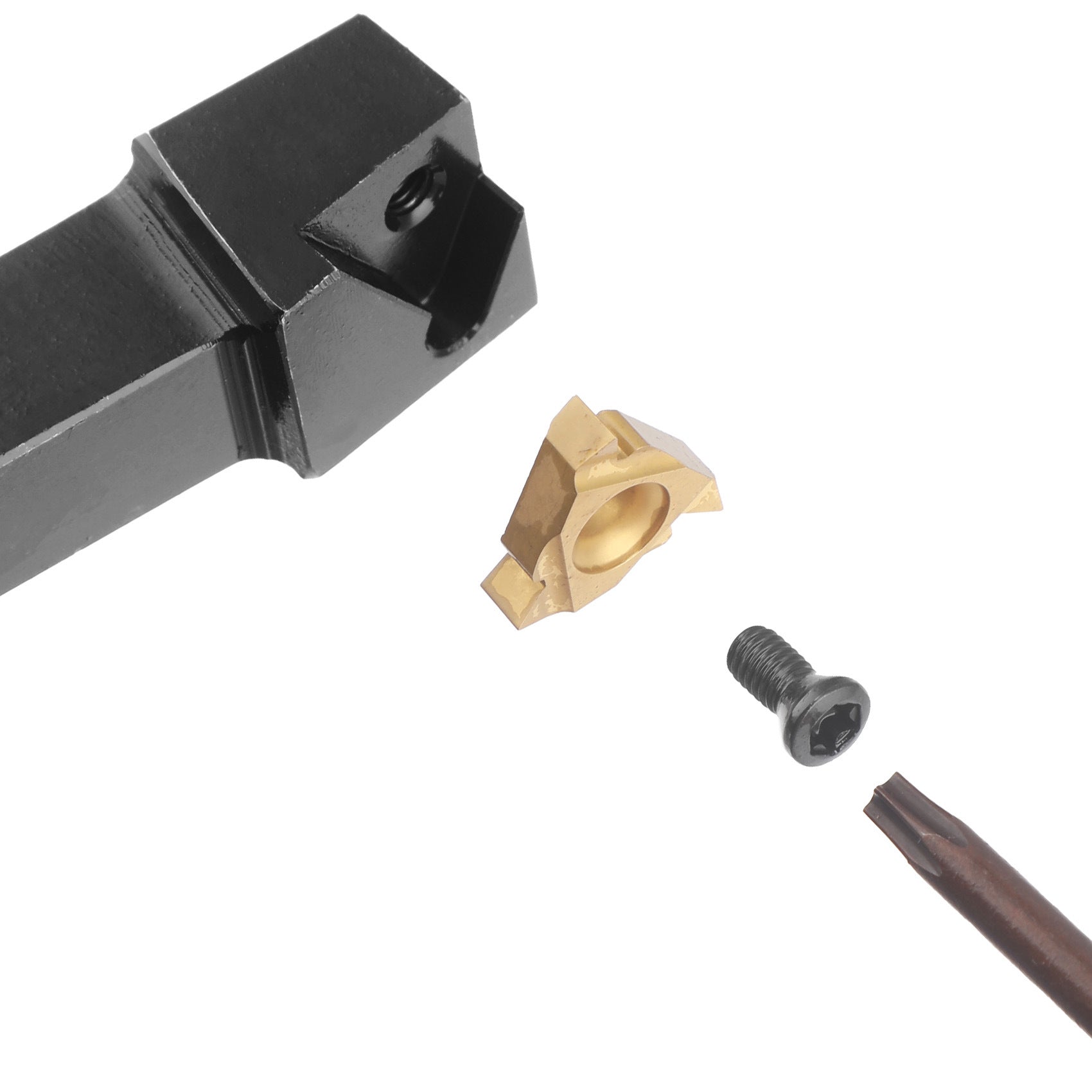 12mm Drill Handle Boring Tool Rod with Wrench Multifunctional Carbide Inserts Lathe Tool