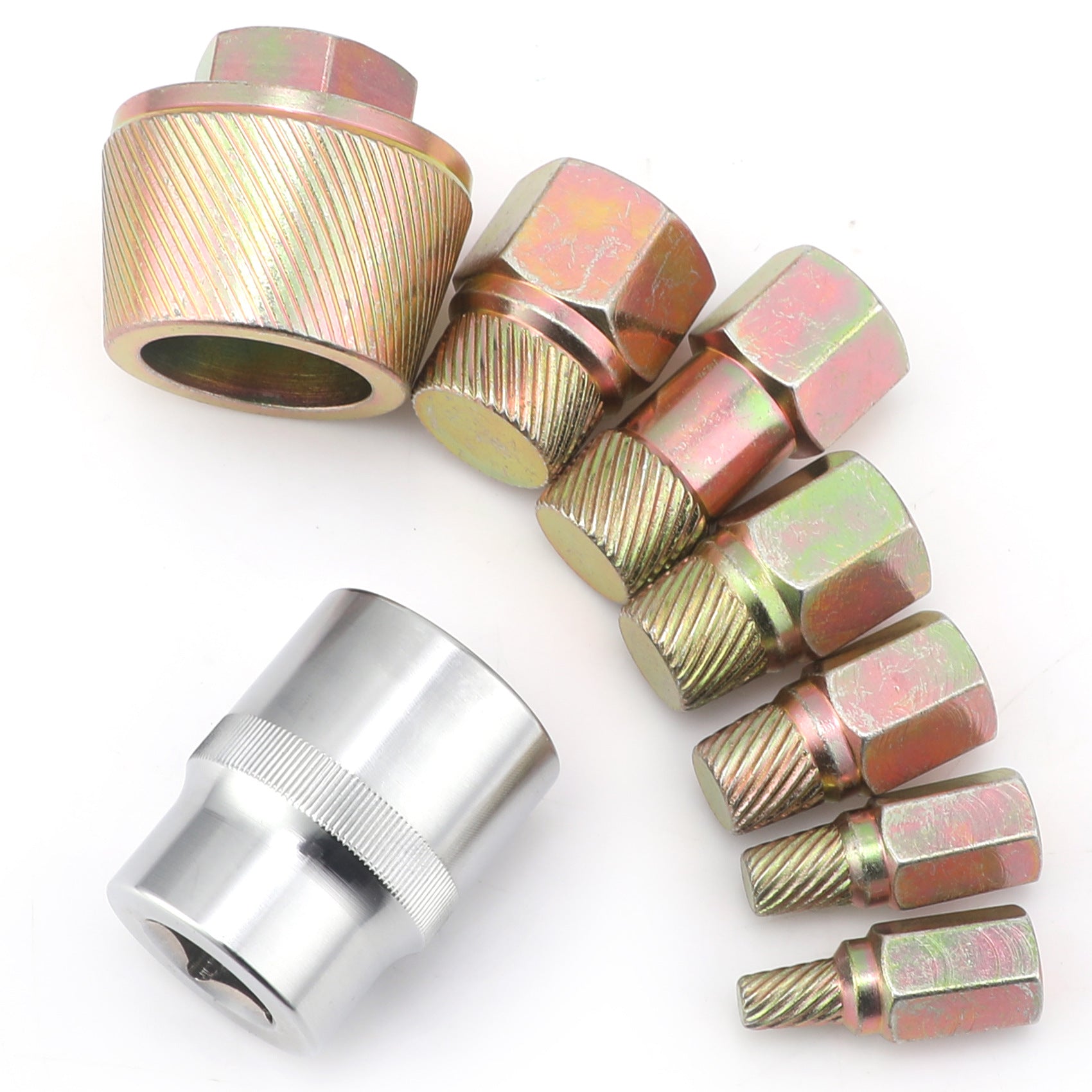 Chrome Molybdenum Steel Tool Set8pcs Screw Extractor Set In Stock Wholesale Bathtub Sink Wire Remover