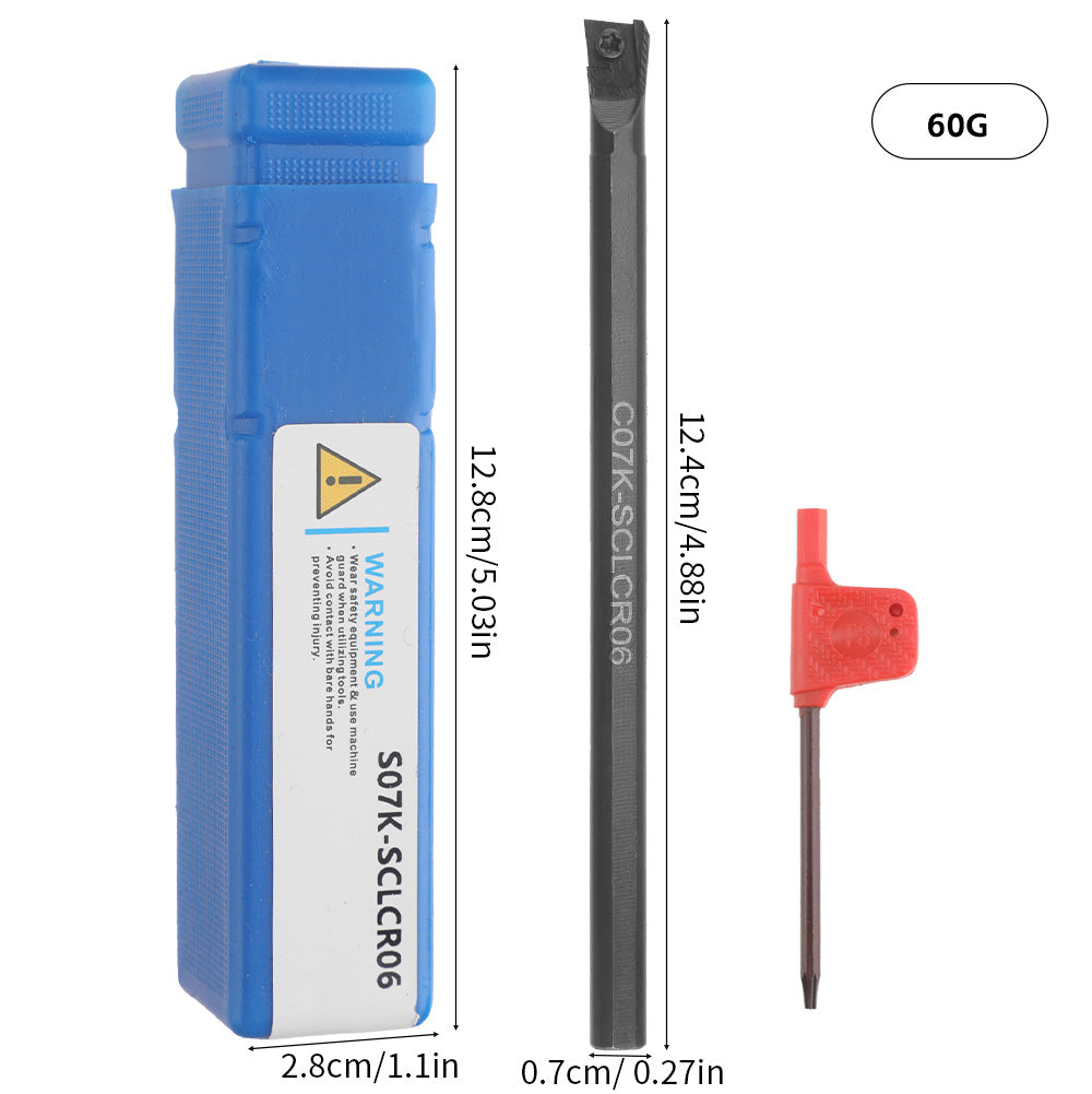 4Pieces S07K/S08K/S10K/S12M-SCLCR06Turning Tool Holder10Pieces CCMT06020 Blade