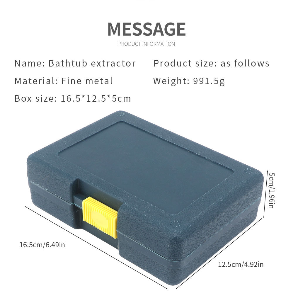 Chrome Molybdenum Steel Tool Set8pcs Screw Extractor Set In Stock Wholesale Bathtub Sink Wire Remover