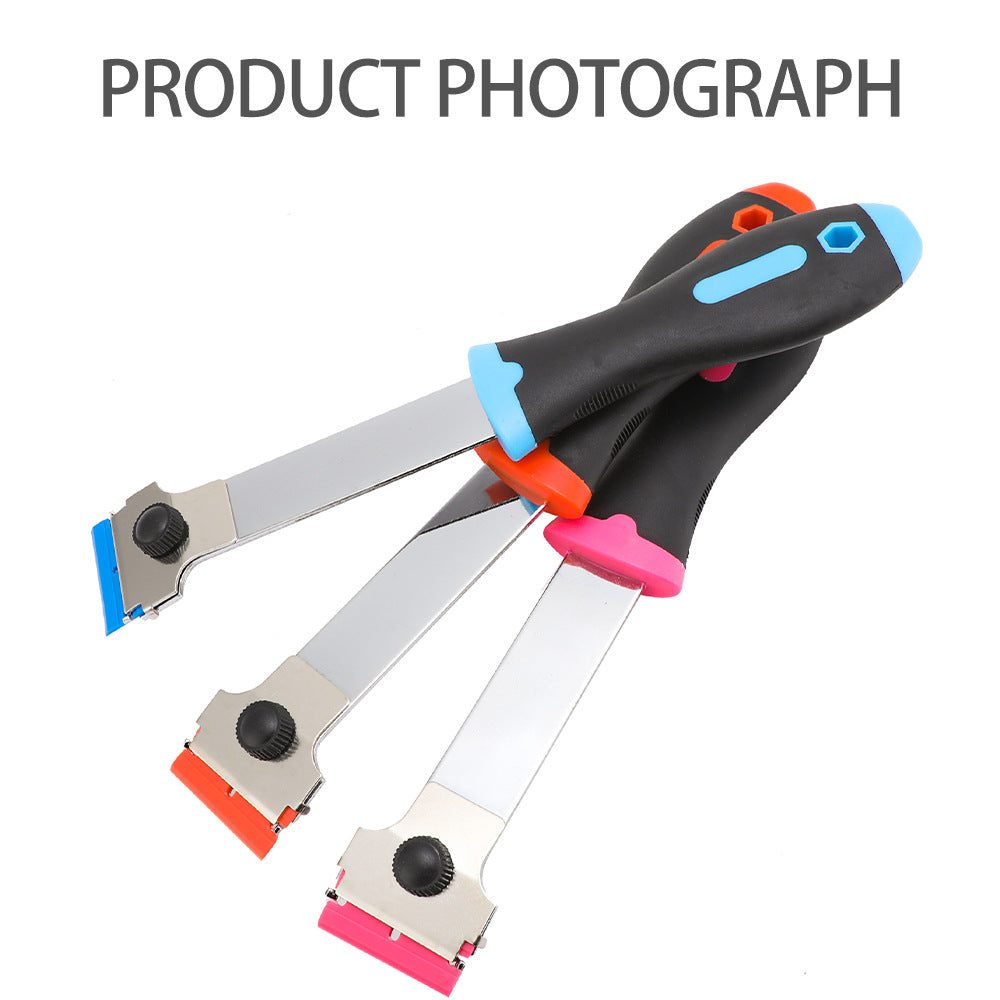 Cleaning Scraper Multi-Functional Dual-Head Small Scraper for Removing Scratches Extended Scraper Glue Remover Car Film Tool