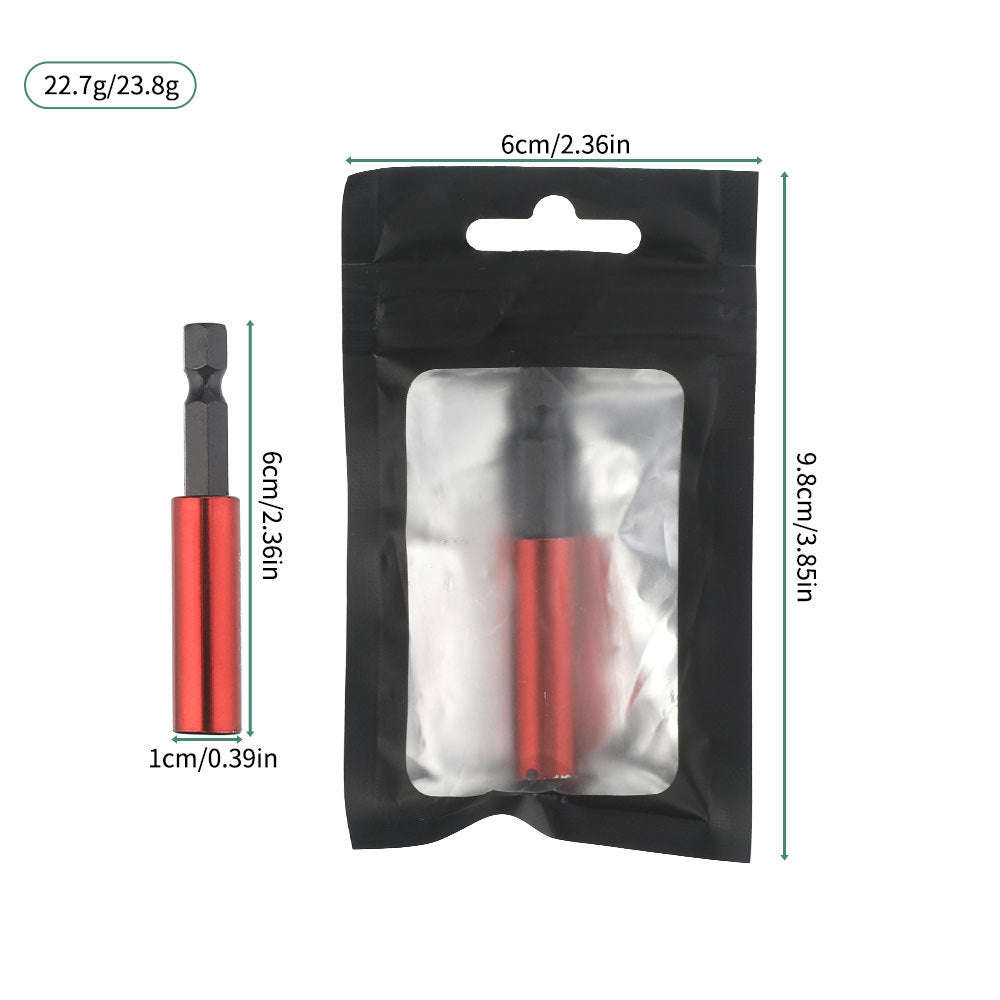 Hexagon Socket Bit Extension Rod Extended Bit Socket 1/4Magnetic Wind Drill Bit Extension Rod3Set