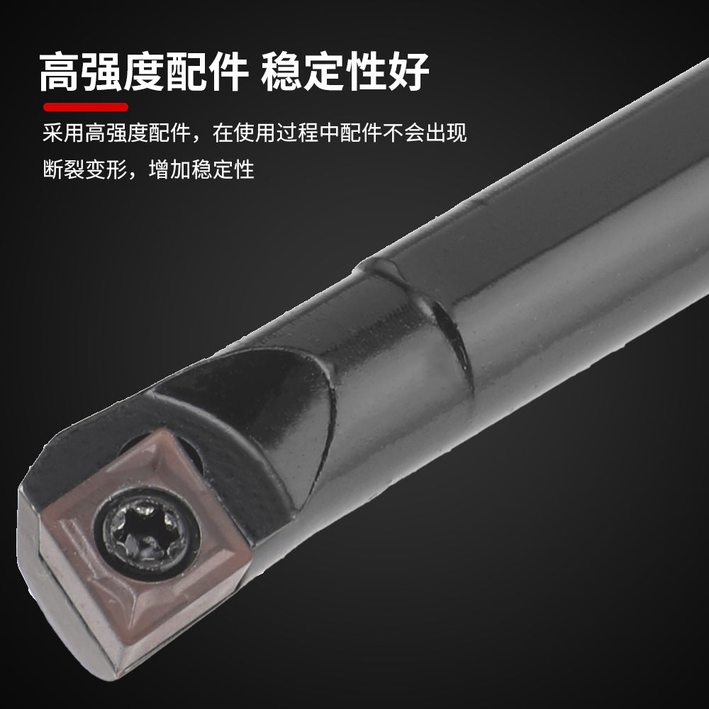 4Pieces S07K/S08K/S10K/S12M-SCLCR06Turning Tool Holder10Pieces CCMT06020 Blade