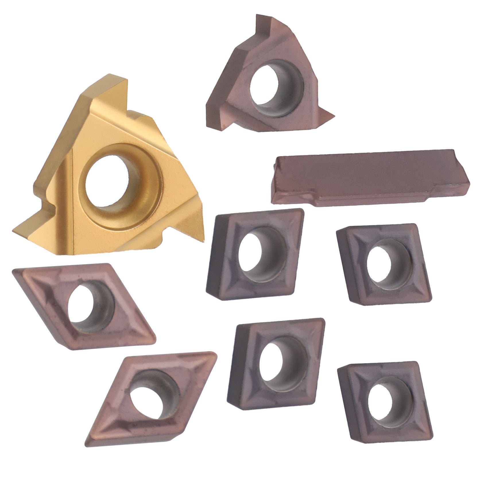 CNC Punching Machine Tool Holder Lathe10mm 9Set of Lathe Tools High Hardness Metal Milling Cutter Lathe CNC Knife Holder