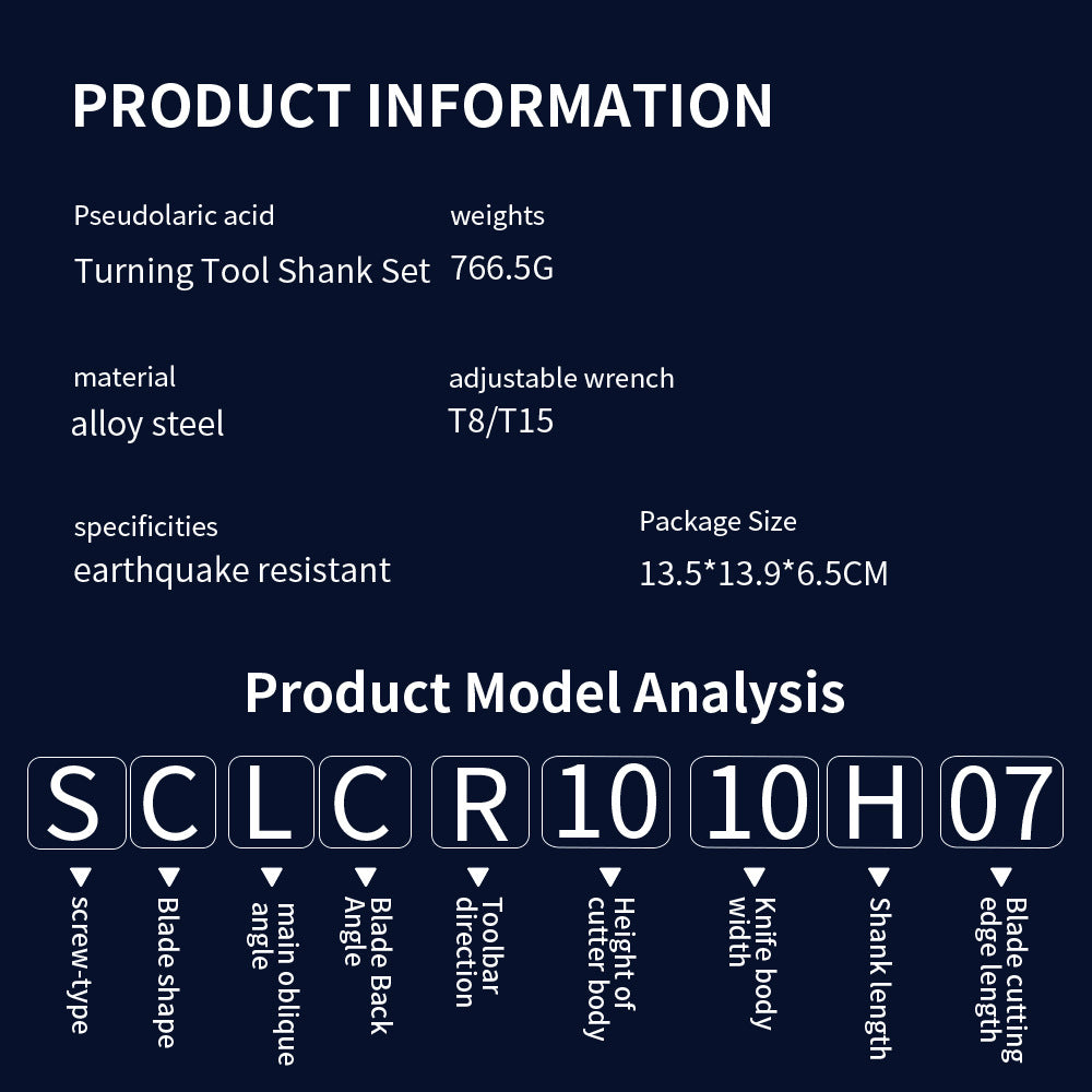Spot Goods7Knife Set with Knife Holder10mm Knife Holder7Only MGEHR1010-2 SER1010H11+7Blade