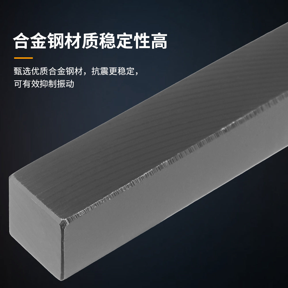 7Pieces12MM Tool Holder Diameter Lathe Turning Tool Hardness Metal Milling Cutter Blade Lathe CNC Processed Steel Parts Set