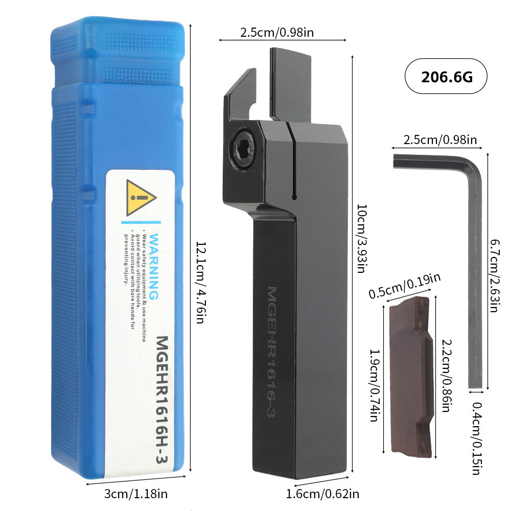 7Set of CNC Lathe Tool Holders MGEHR1616-3 SDJCR1616H07 SDNCN1616H11 16MM
