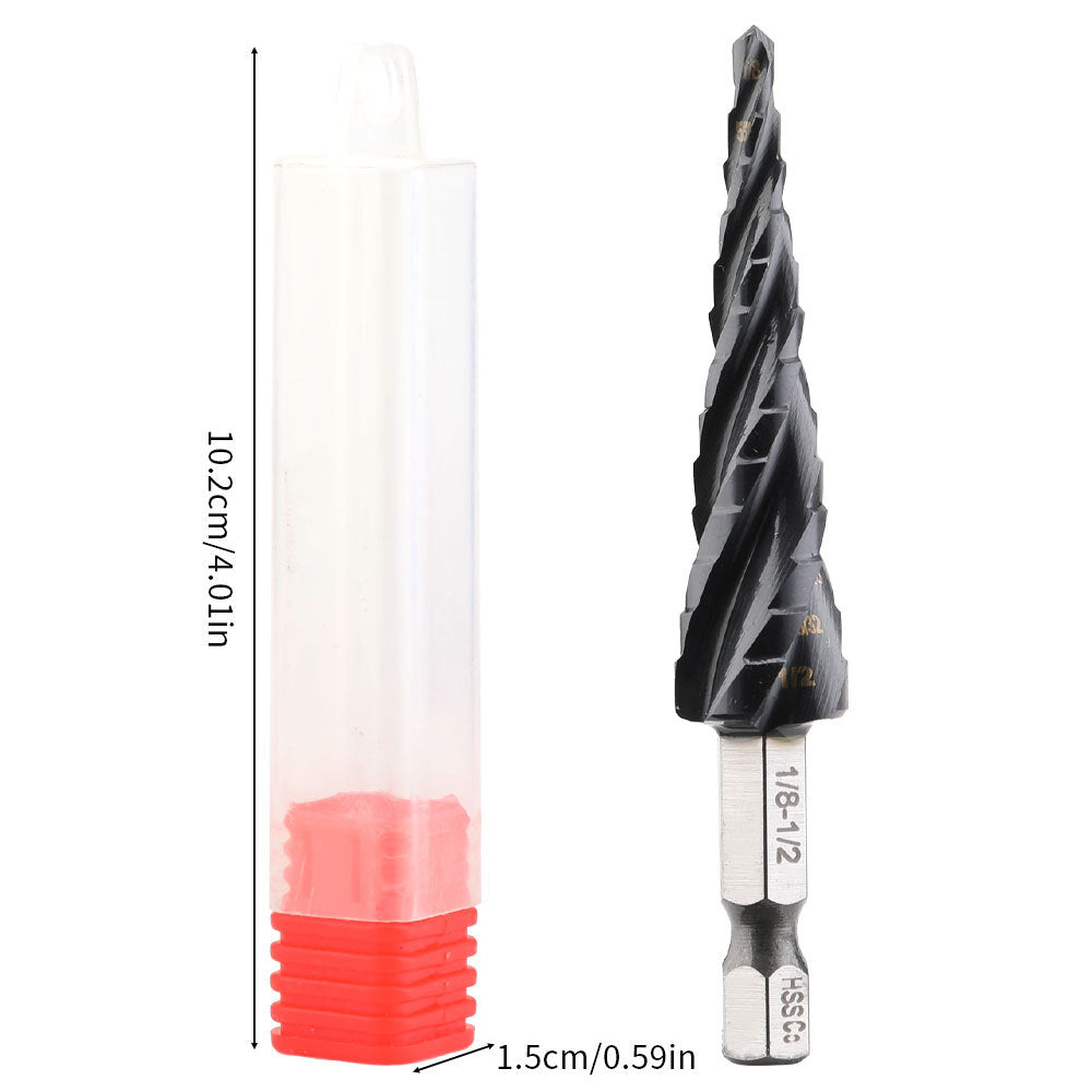 M35Stainless Steel Step Drill Bit Pagoda Drill Bit High-speed Steel Cobalt-Containing Reamer Drill Titanium Plating