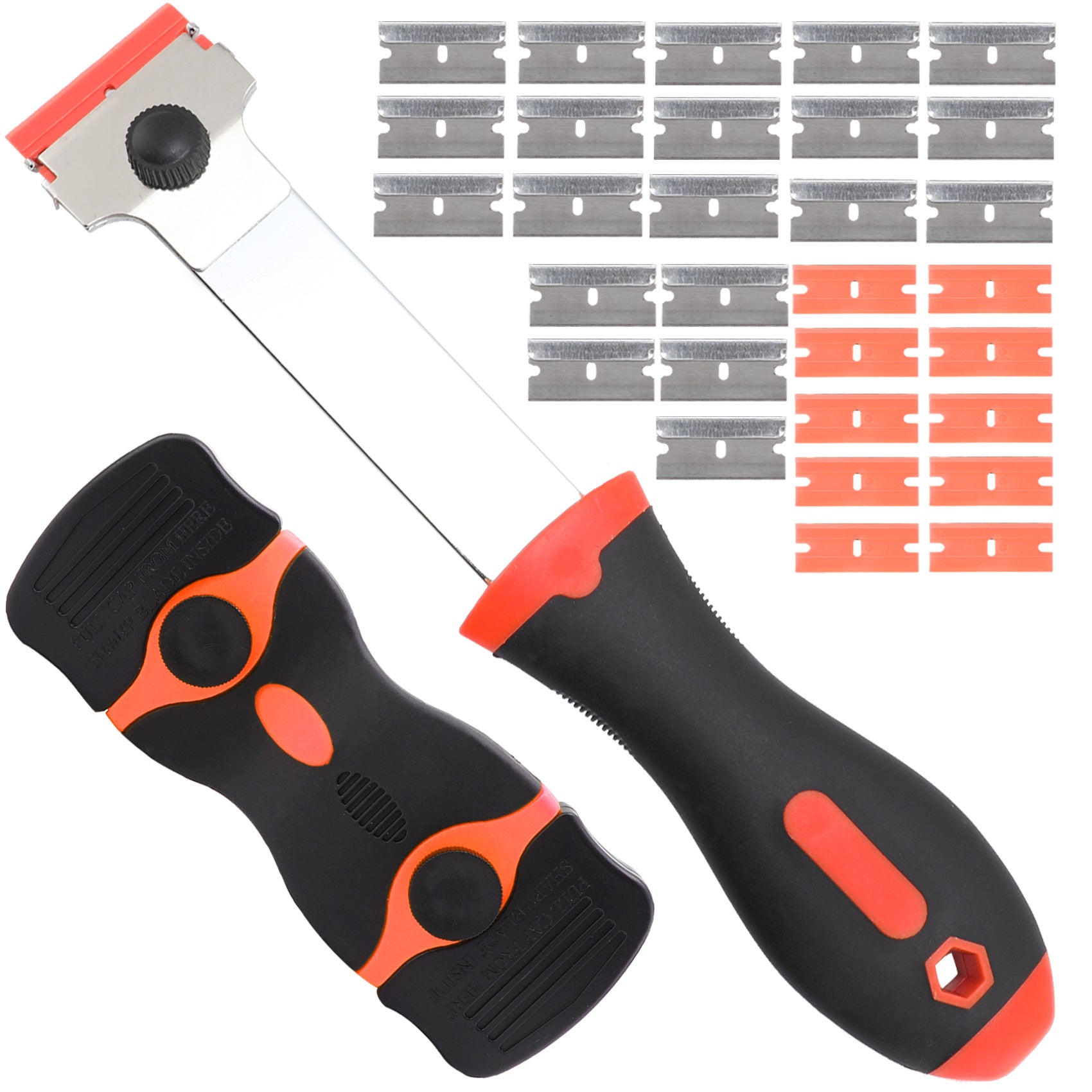 Cleaning Scraper Multi-Functional Dual-Head Small Scraper for Removing Scratches Extended Scraper Glue Remover Car Film Tool