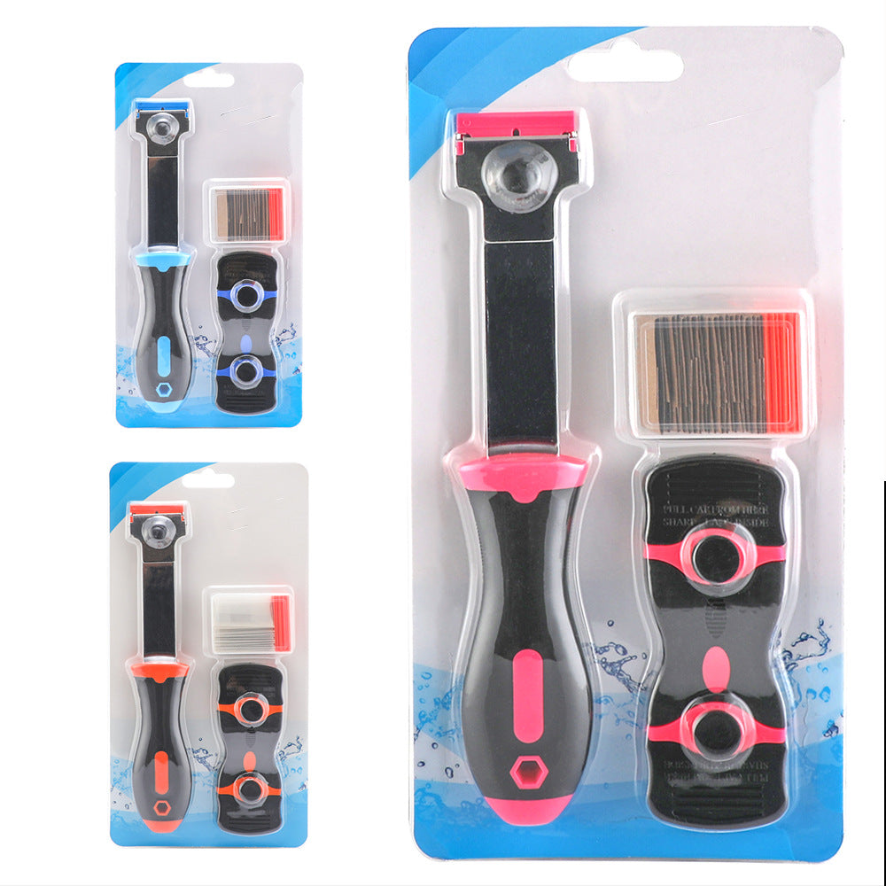 Cleaning Scraper Multi-Functional Dual-Head Small Scraper for Removing Scratches Extended Scraper Glue Remover Car Film Tool