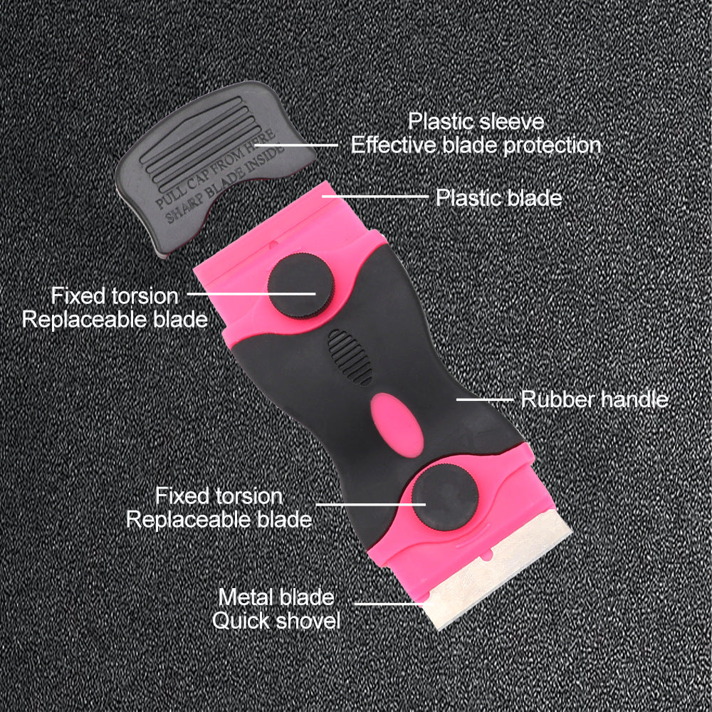 Cleaning Scraper Multi-Functional Dual-Head Small Scraper for Removing Scratches Extended Scraper Glue Remover Car Film Tool