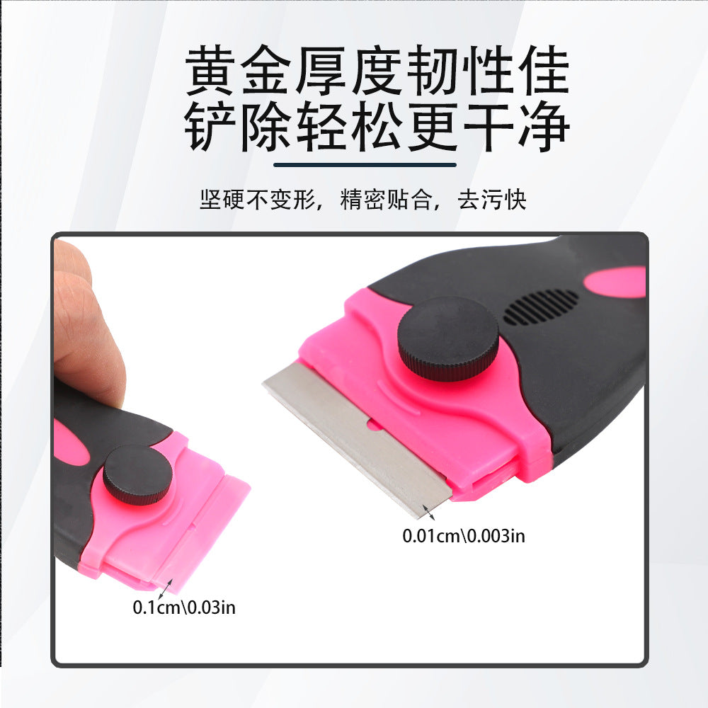 Cleaning Scraper Multi-Functional Dual-Head Small Scraper for Removing Scratches Extended Scraper Glue Remover Car Film Tool