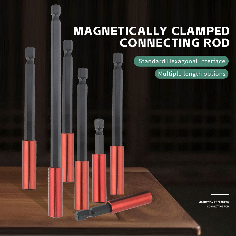 Hexagon Socket Bit Extension Rod Extended Bit Socket 1/4Magnetic Wind Drill Bit Extension Rod3Set