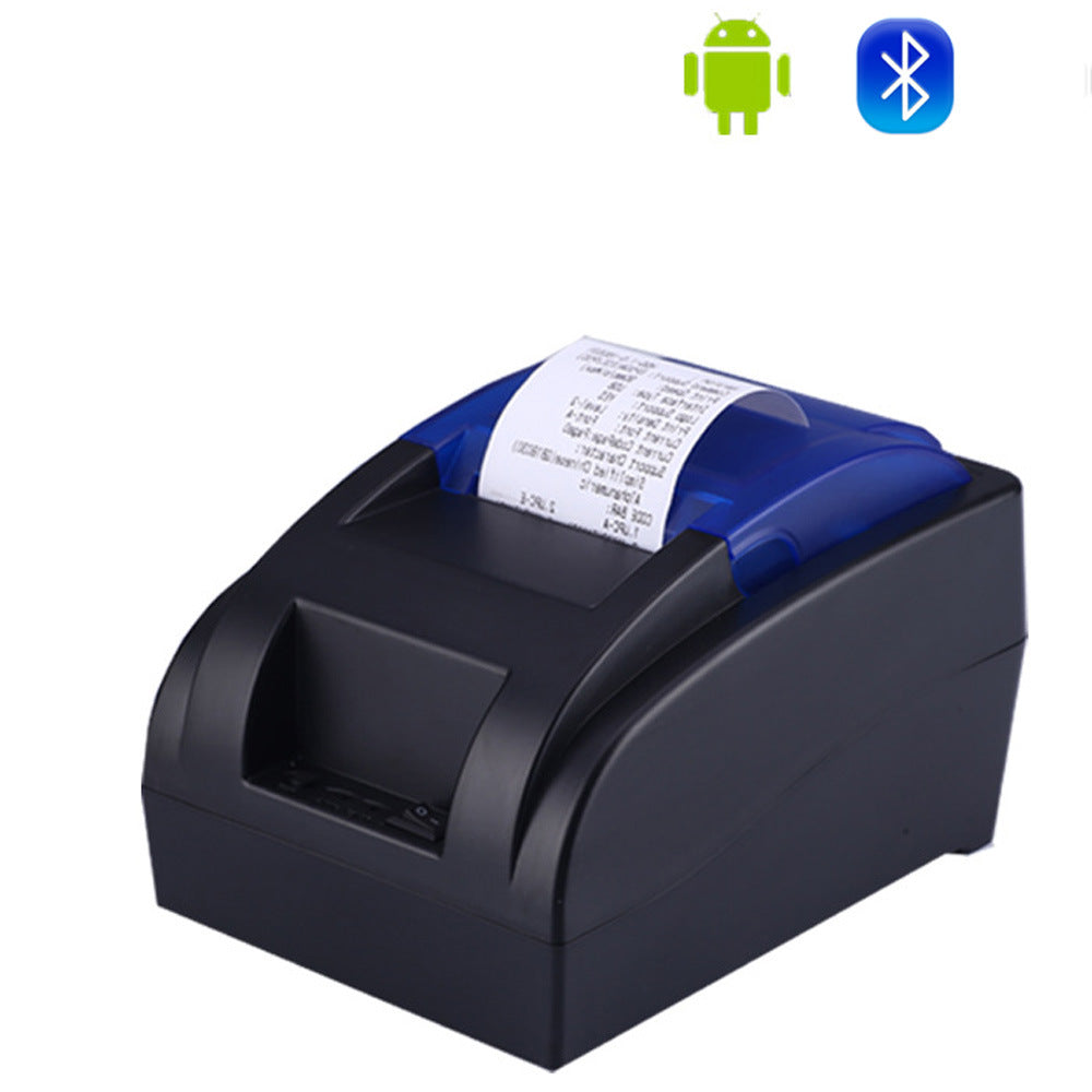 Amazon Supermarket Receipt Printer Bluetooth Kitchen Takeout Order Cash Register Receipt Machine58mm Thermal Printer