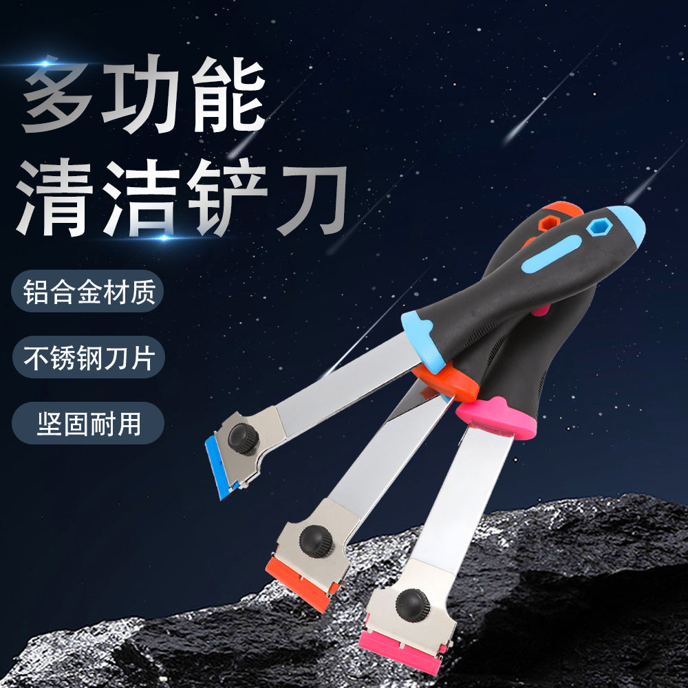 Cleaning Scraper Multi-Functional Dual-Head Small Scraper for Removing Scratches Extended Scraper Glue Remover Car Film Tool