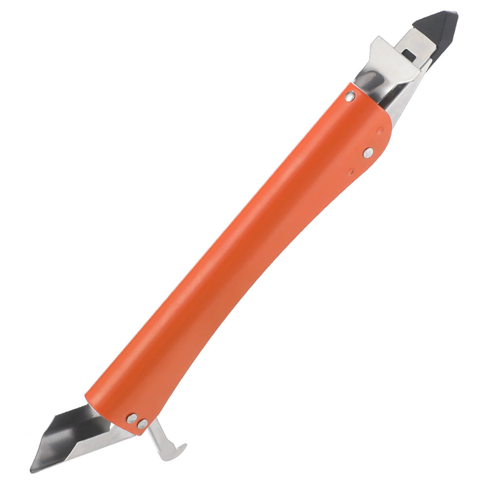 Stainless Steel Scraper Glass Glue Spatula Edge Trimming Sealant Filling Tool Multi-Functional Scraper Hook Tool